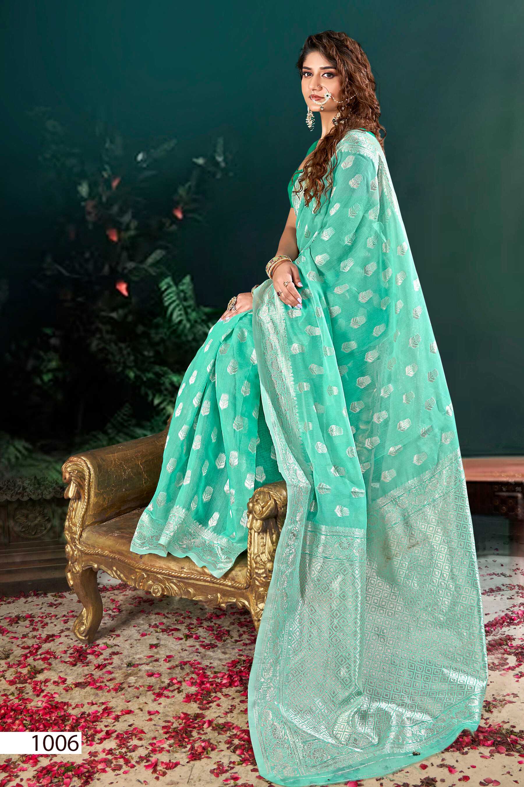 Saroj Pacific Cotton  Vol.3 Soft cotton rich pallu saree Saree Wholesale catalog    