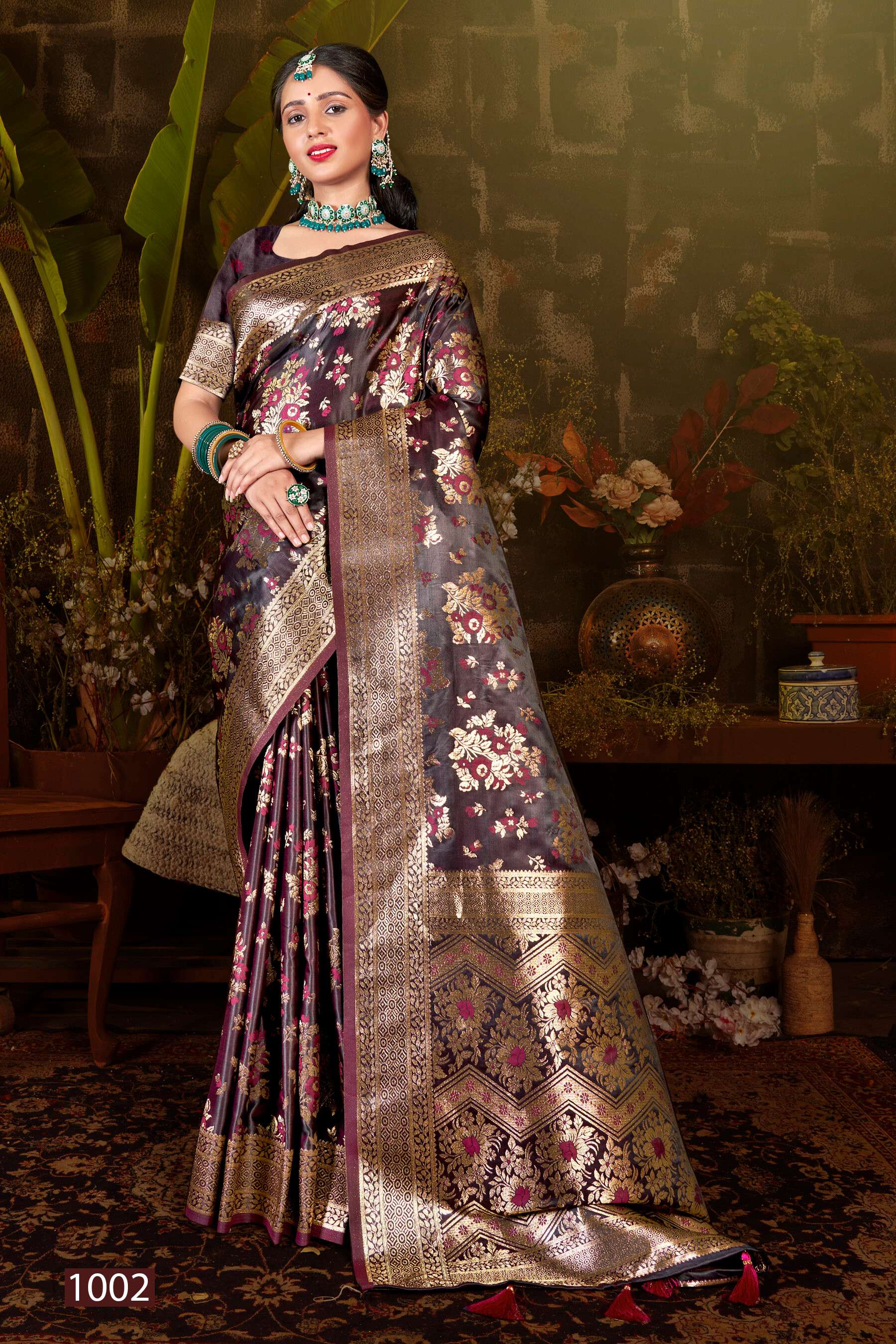 Saroj Royal Queen Vol.3 Satin 50*600 Silk Saree Wholesale catalog    