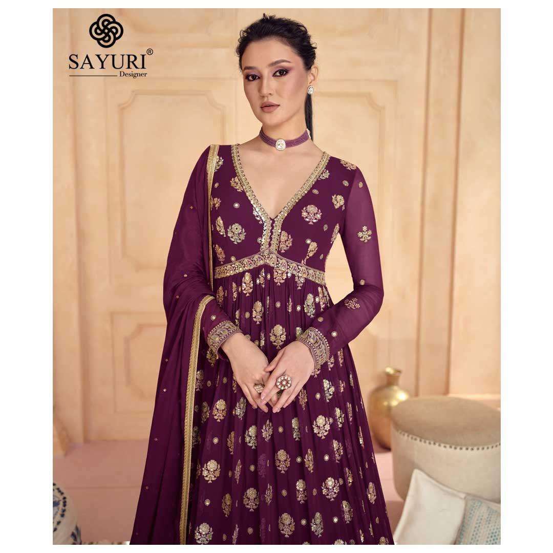 SAYURI DESIGNER SAJDAA  Kurti Long Gown Wholesale catalog