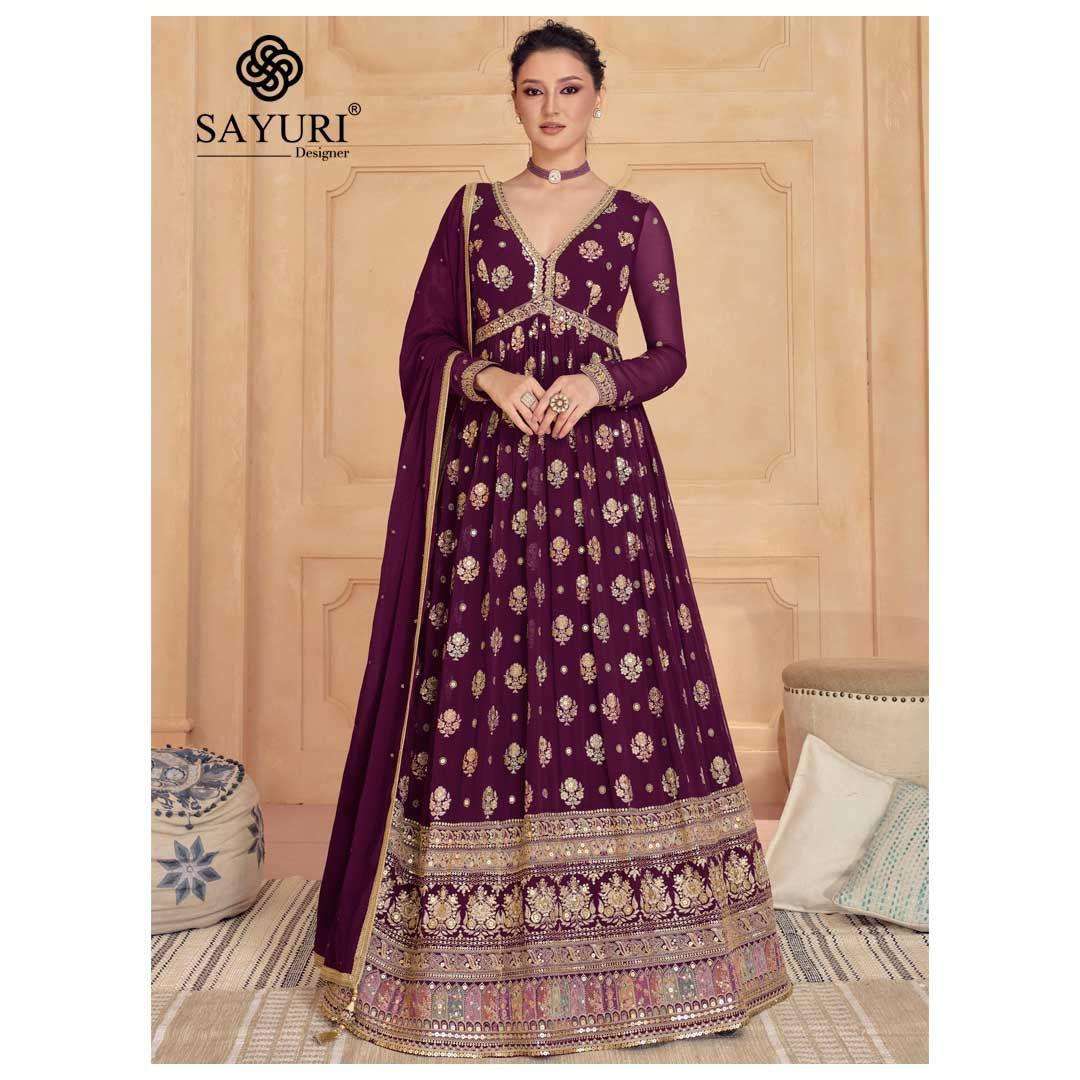 SAYURI DESIGNER SAJDAA  Kurti Long Gown Wholesale catalog