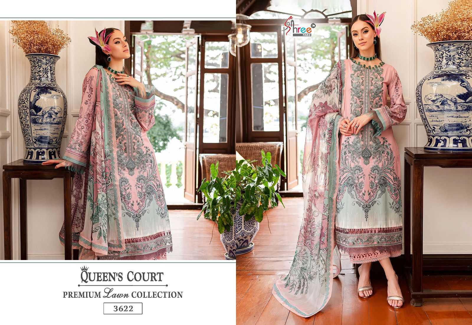 Shree Queens Court Premium Cotton Dupatta Salwar Suits Wholesale catalog