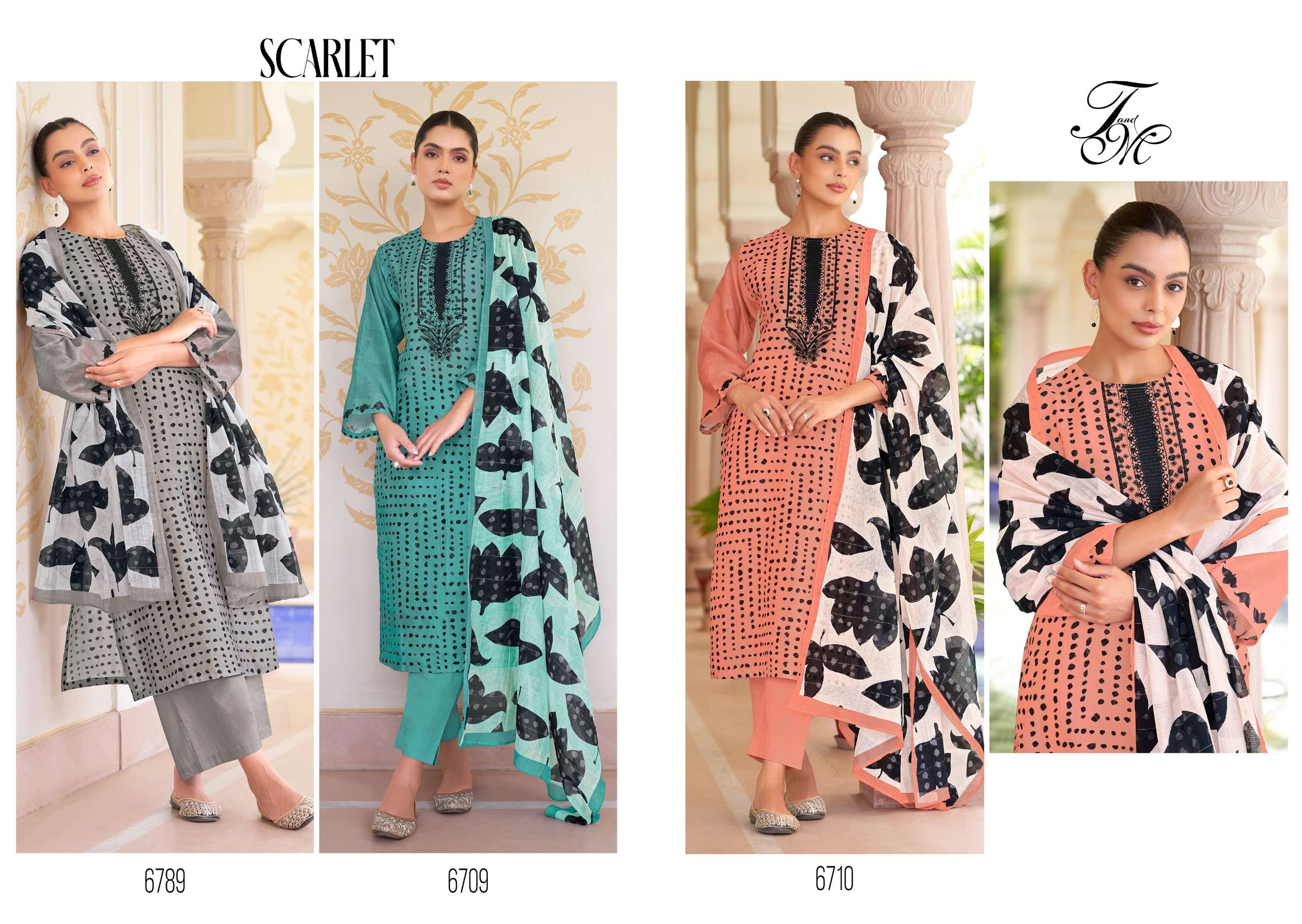 T&M SCARLET Salwar Kameez Wholesale catalog