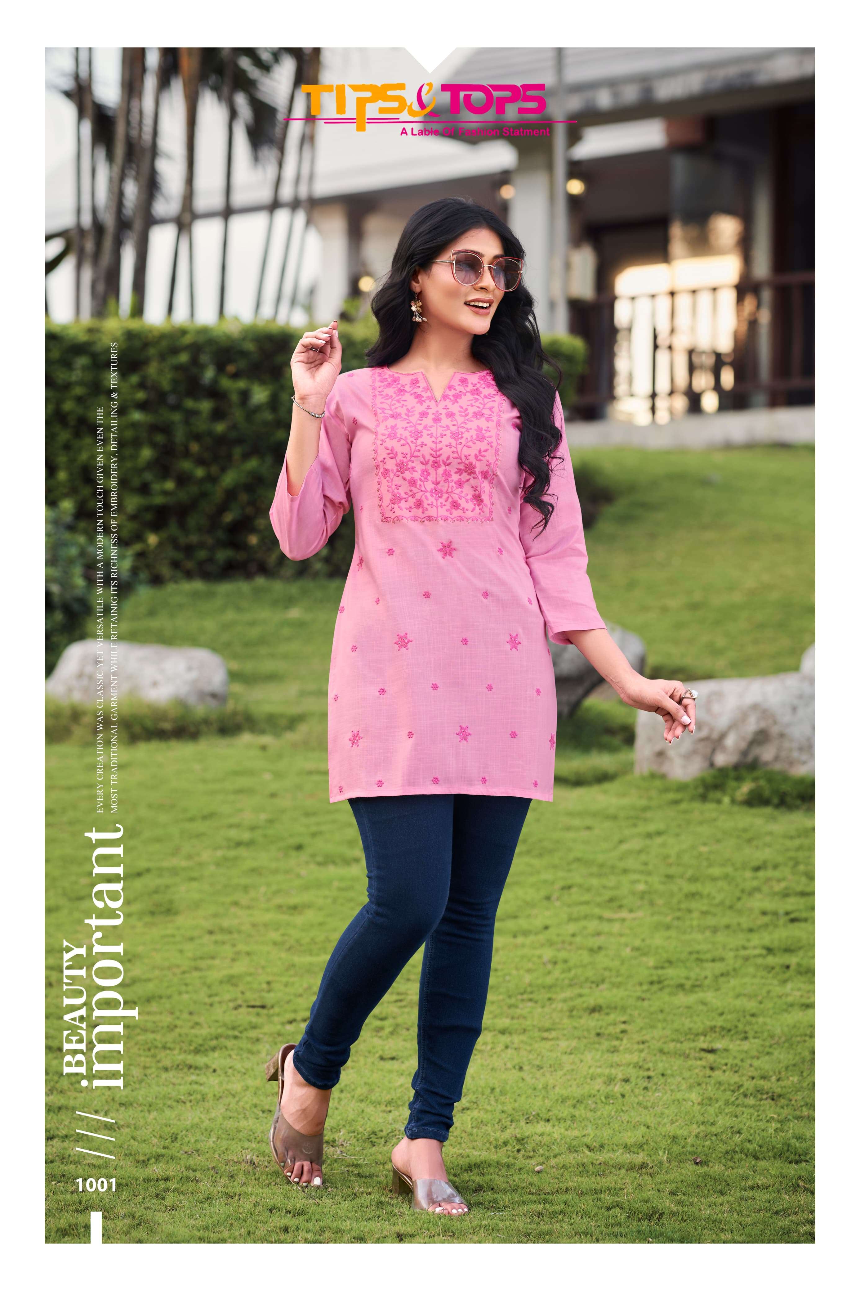 TIPS & TOPS COLORS VOL 03 Kurti Wholesale catalog