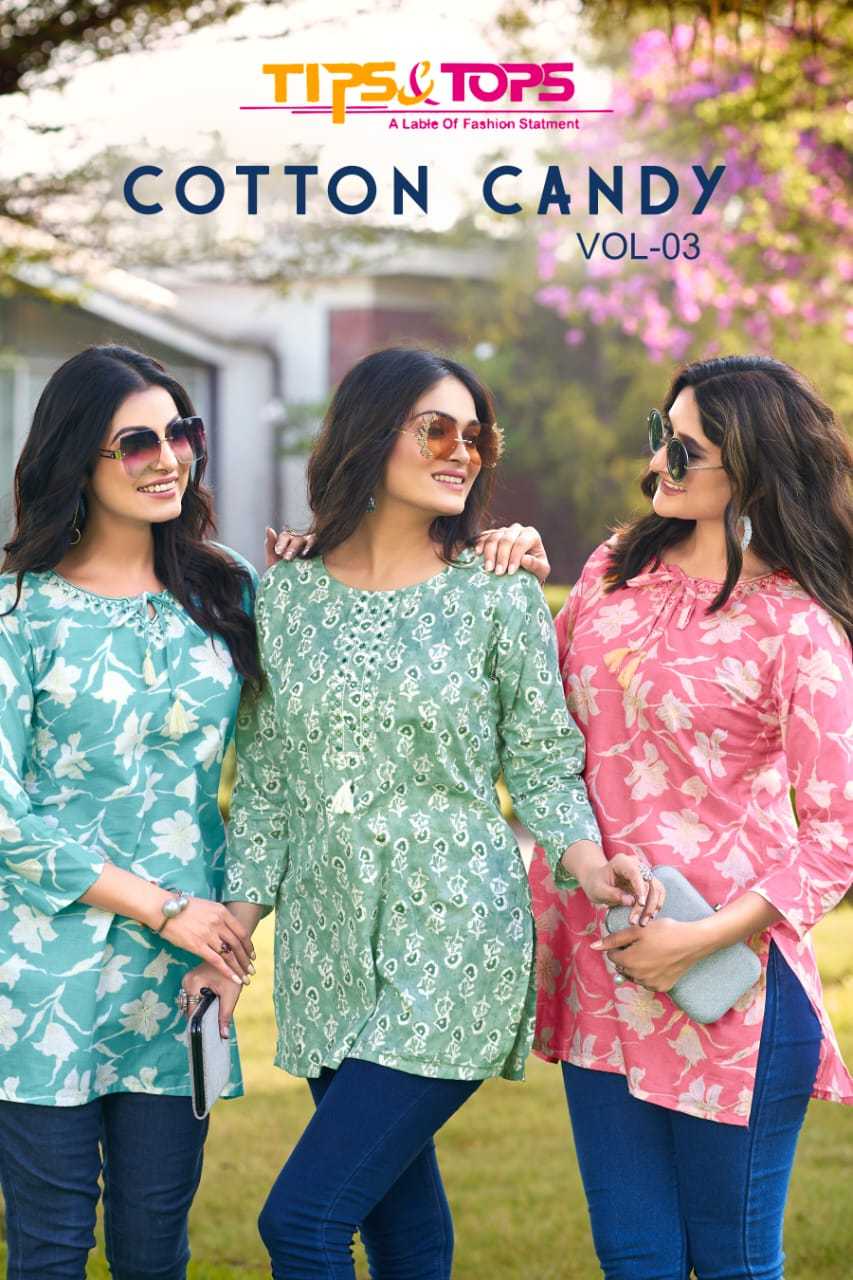 TIPS & TOPS COTTON CANDY Vol 03 Kurti Wholesale catalog