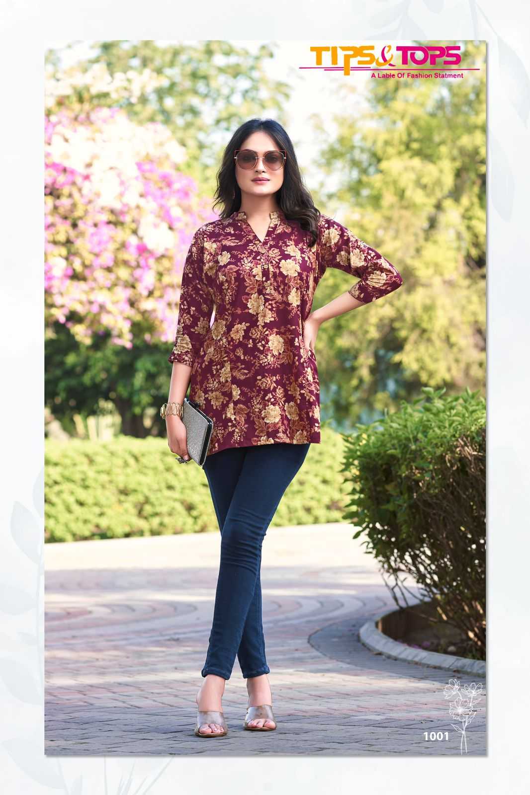 TIPS & TOPS COTTON SHORTIES Vol 05 Kurti Wholesale catalog