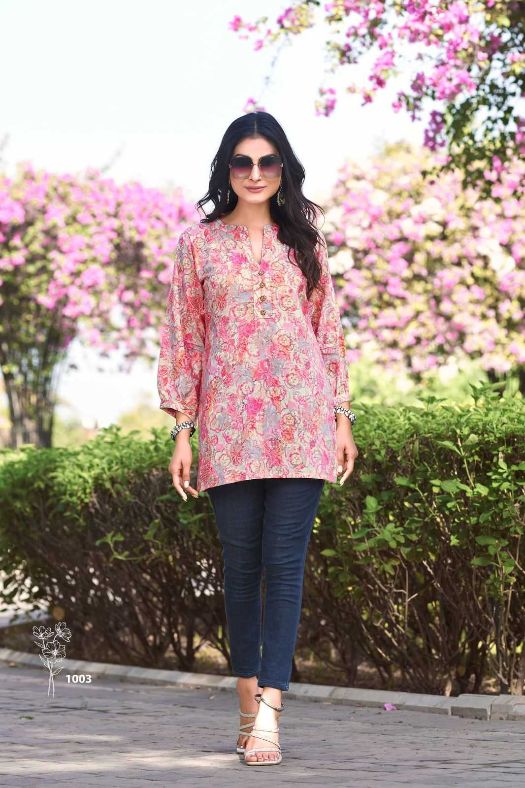 TIPS & TOPS COTTON SHORTIES Vol 05 Kurti Wholesale catalog