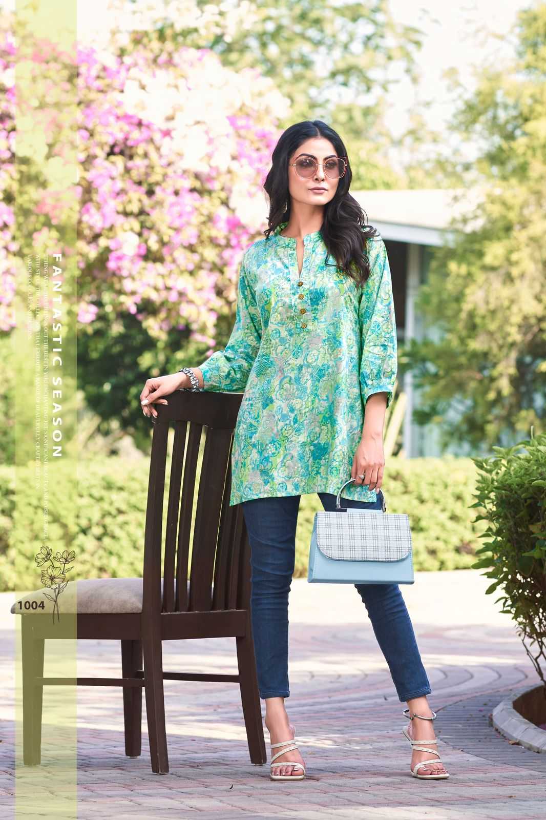 TIPS & TOPS COTTON SHORTIES Vol 05 Kurti Wholesale catalog