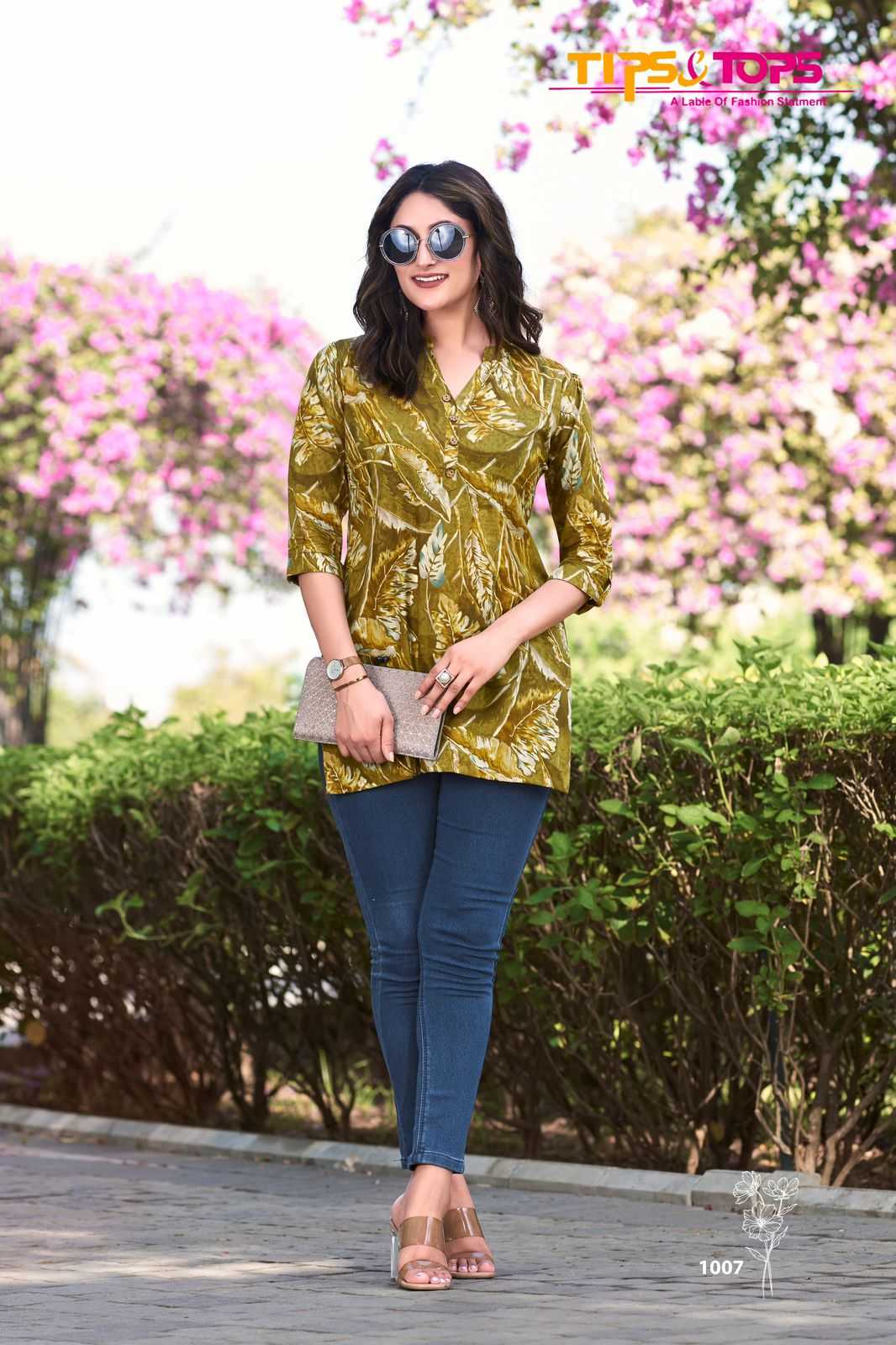 TIPS & TOPS COTTON SHORTIES Vol 05 Kurti Wholesale catalog