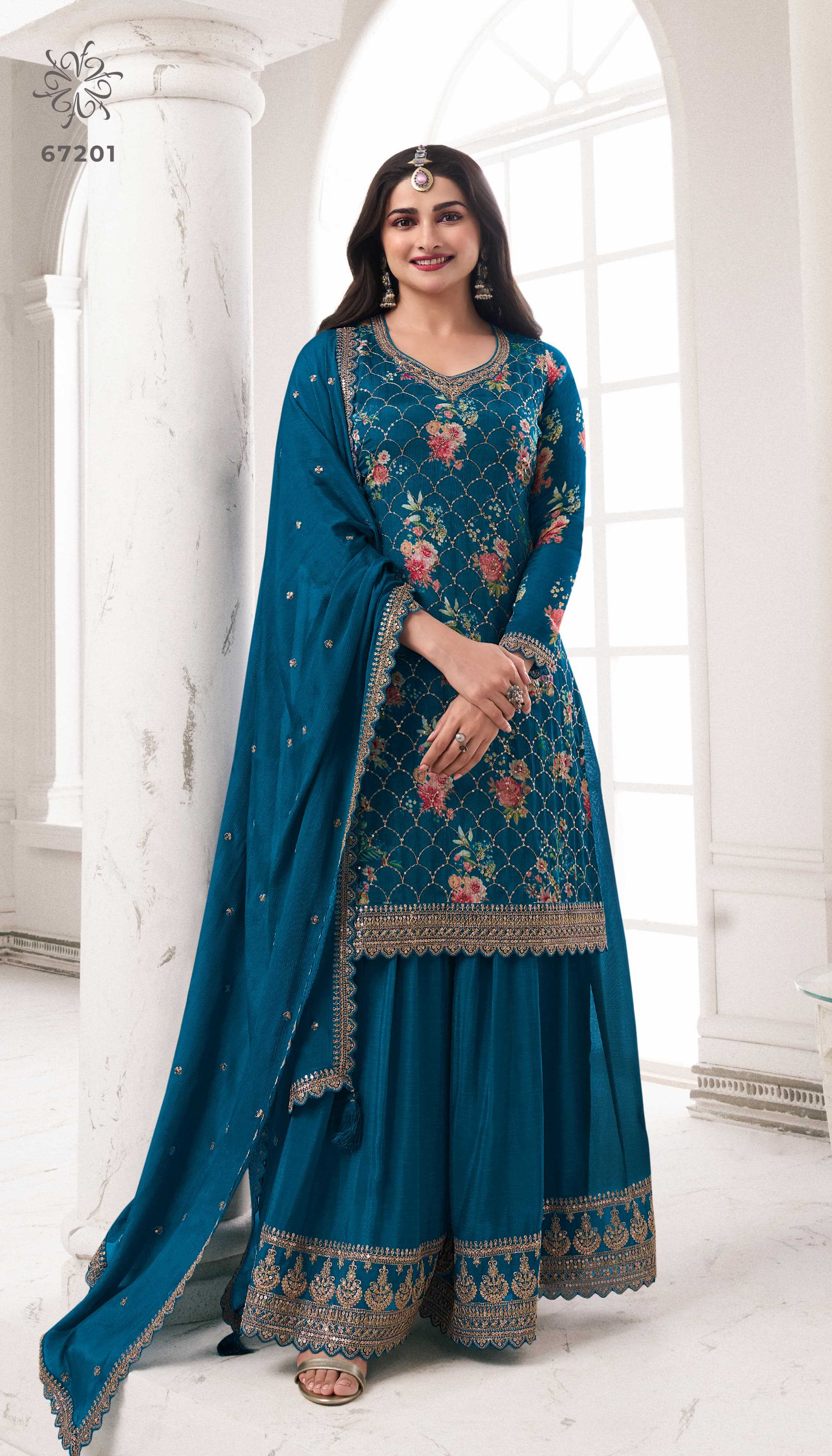 Vinay Kuleesh Sneh Heavy Embroidery Salwar Kameez Wholesale catalog