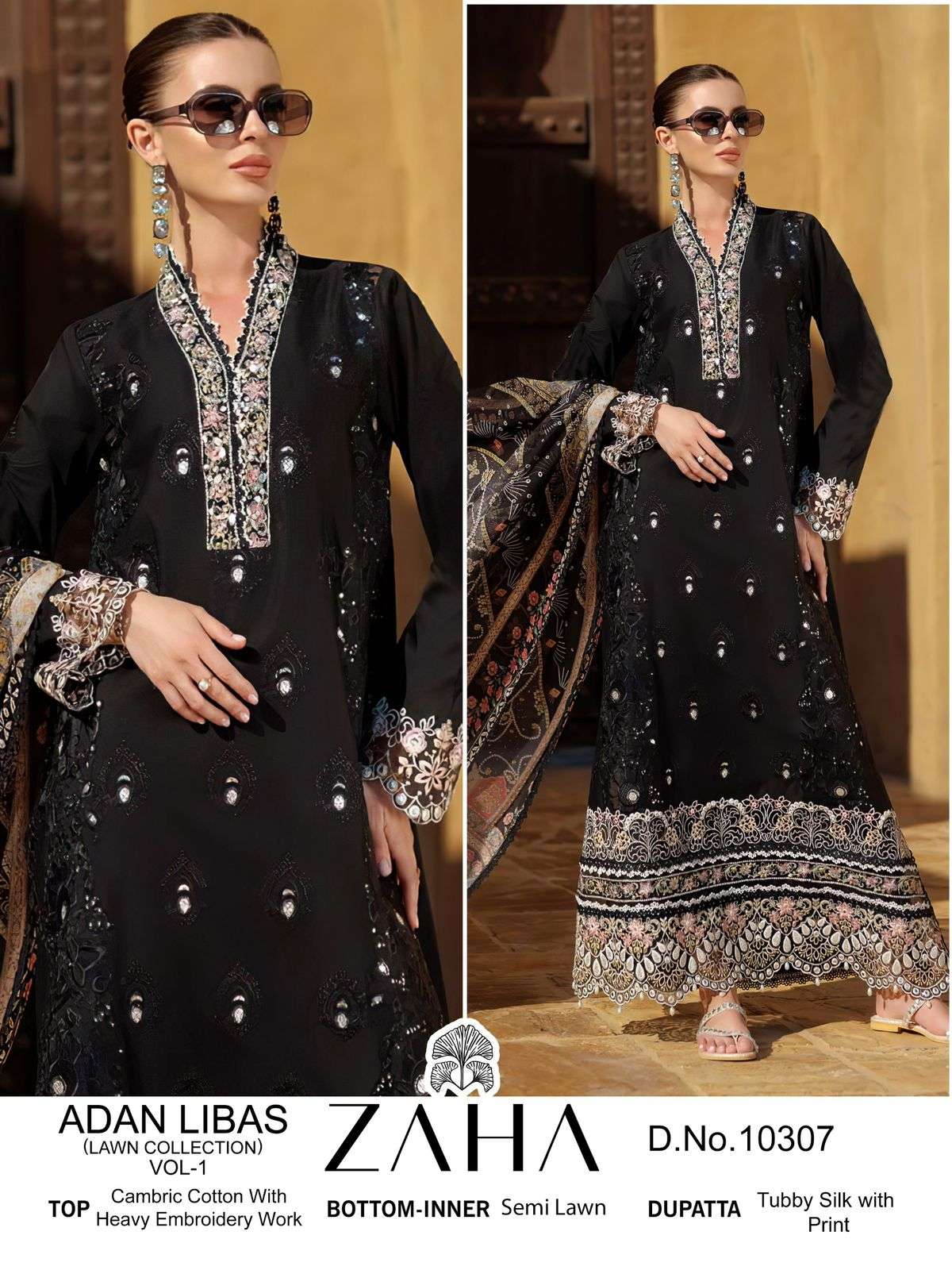 Zaha Adan Libas Vol 1 Salwar Kameez Wholesale catalog