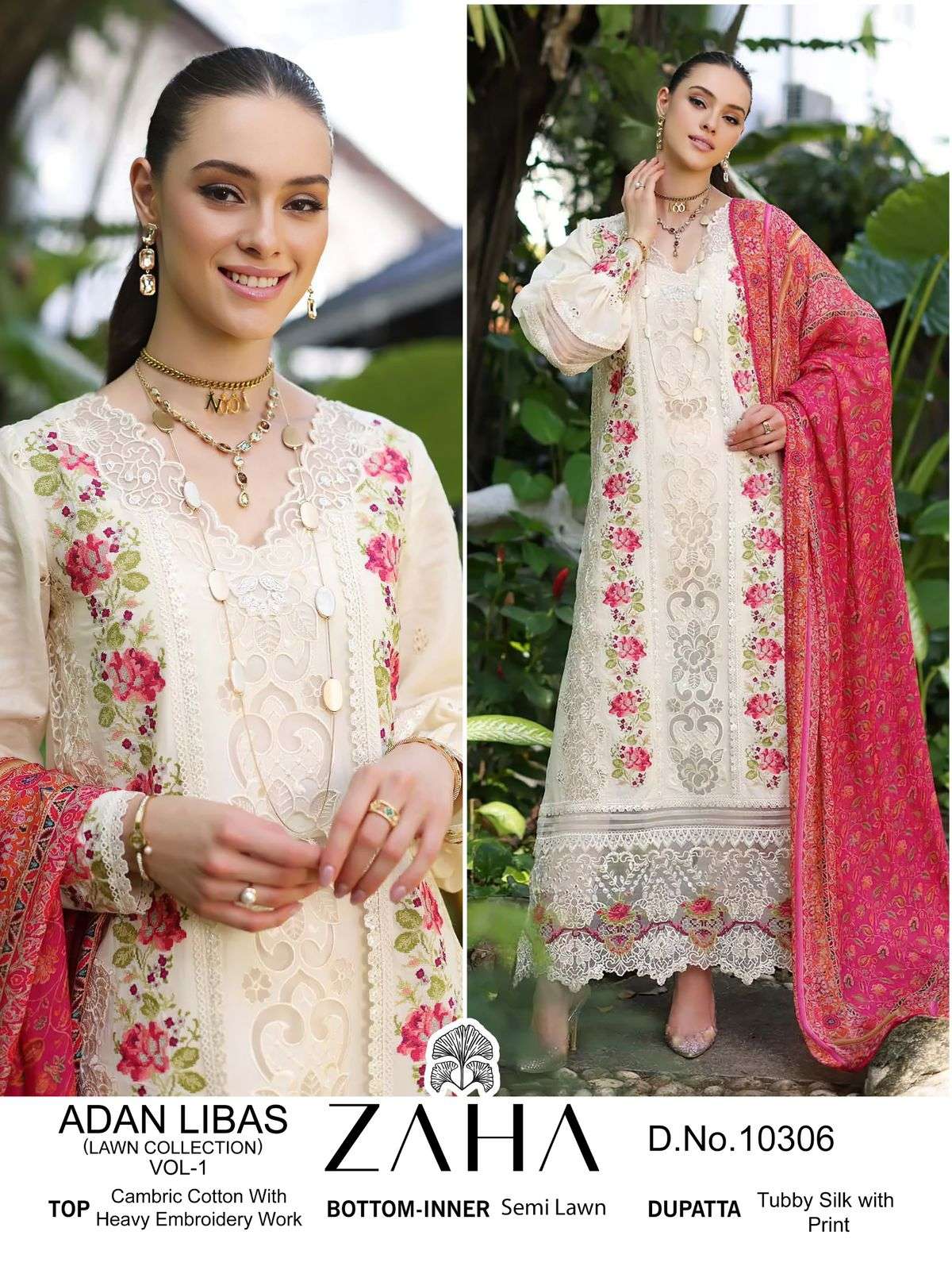 Zaha Adan Libas Vol 1 Salwar Kameez Wholesale catalog