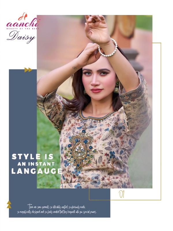 Aanchi DAISY Kurti Wholesale catalog