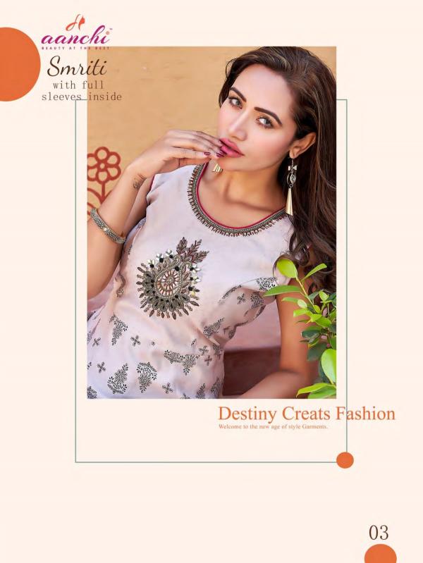 Aanchi SMRITI Kurti Wholesale catalog