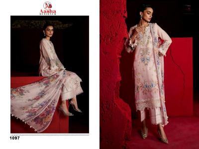 Aasha Sana Safinaz Vol 3 Cotton Dupatta Pakistani Suits Wholesale catalog