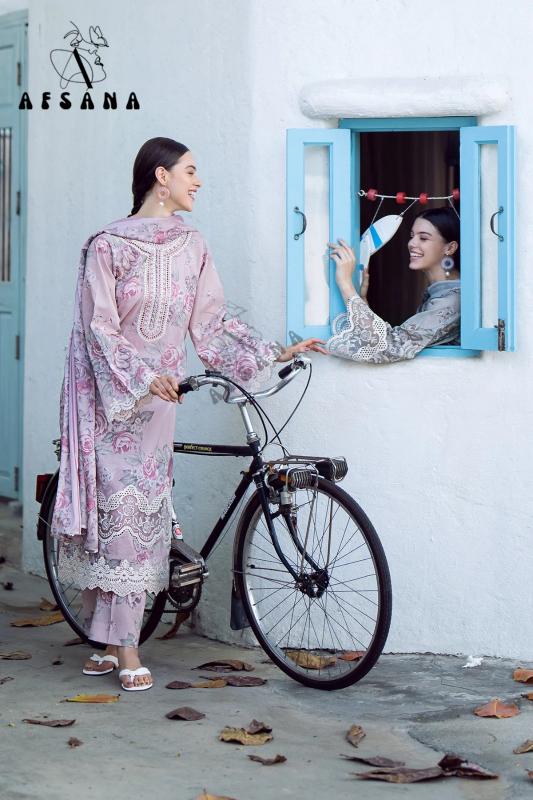 AFSANA Karachi LAWN 02 Salwar Kameez Wholesale catalog