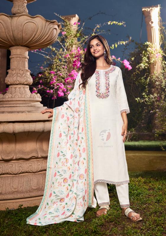 Anju Fabrics Patterns vol -3 Kurti Wholesale catalog