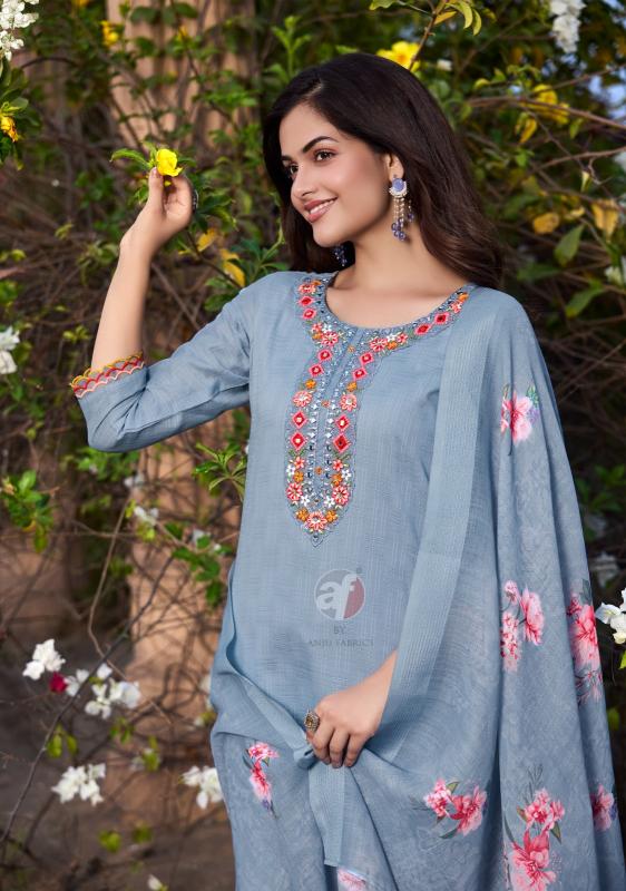 Anju Fabrics Patterns vol -3 Kurti Wholesale catalog