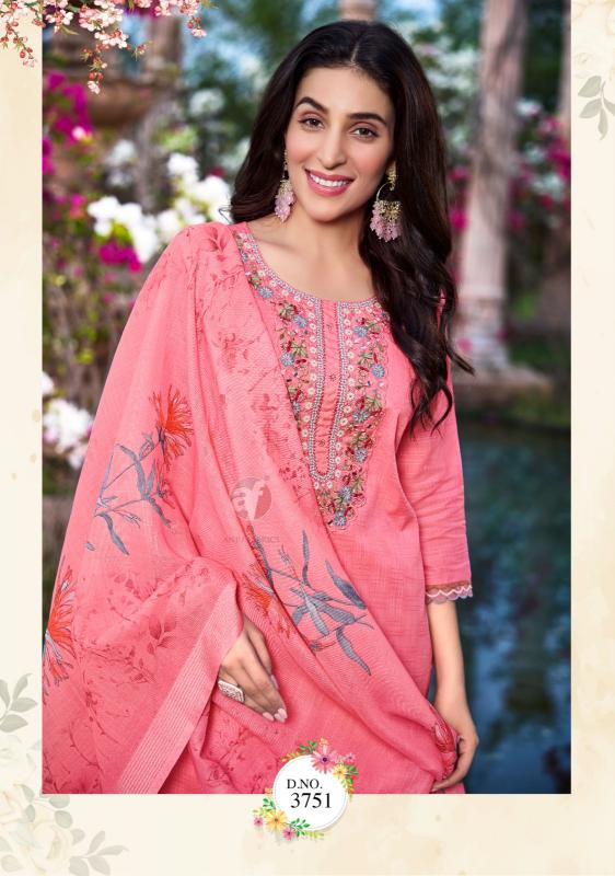 Anju Fabrics Patterns vol -3 Kurti Wholesale catalog