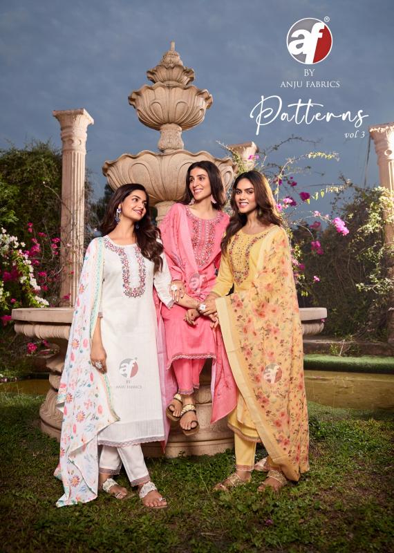 Anju Fabrics Patterns vol -3 Kurti Wholesale catalog