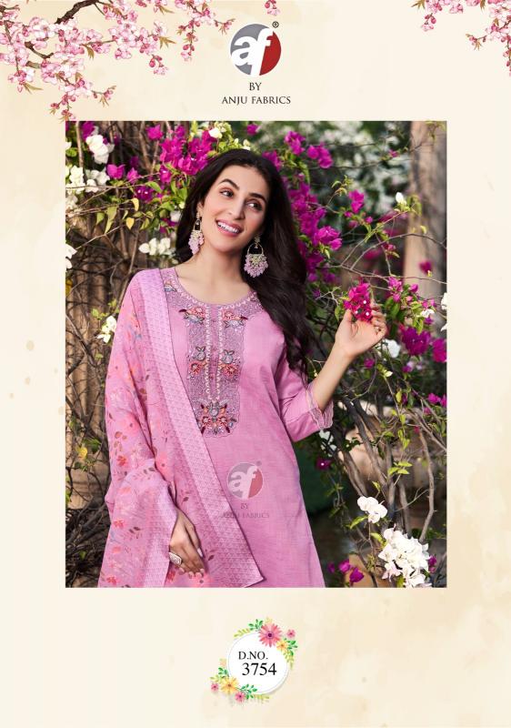 Anju Fabrics Patterns vol -3 Kurti Wholesale catalog