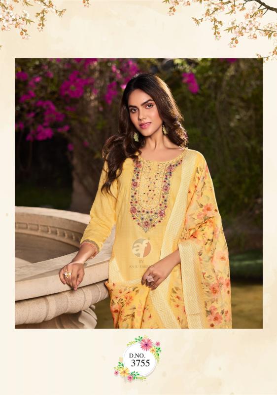 Anju Fabrics Patterns vol -3 Kurti Wholesale catalog