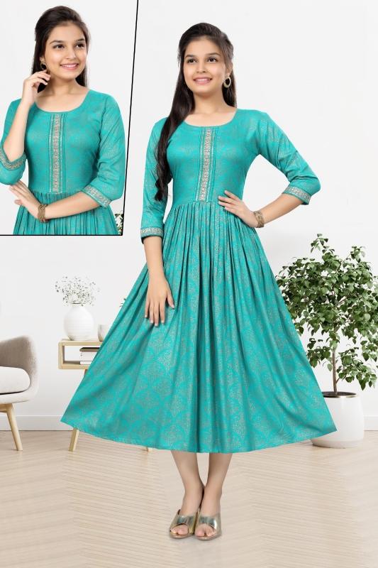 Anushka Vol 5 Rayon Printed Kids Wear Kurti Wholesale catalog