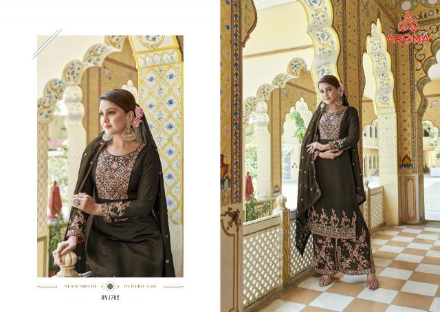 Aroma Leela Premium Silk Salwar Kameez Wholesale catalog