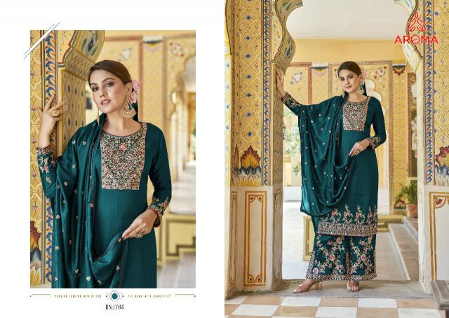 Aroma Leela Premium Silk Salwar Kameez Wholesale catalog