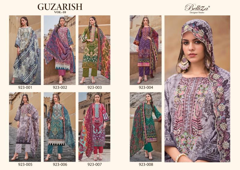 Belliza Guzarish Vol 10 Cotton Printed Dress Material Wholesale catalog