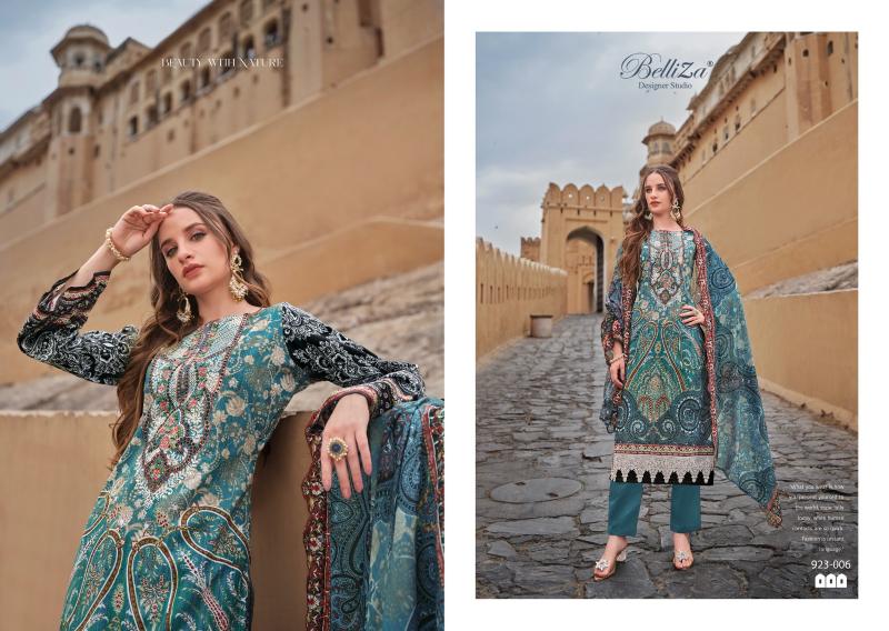 Belliza Guzarish Vol 10 Cotton Printed Dress Material Wholesale catalog