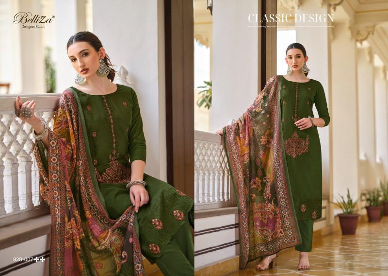 Belliza Jashn E Ishq Vol 9 Cotton Embroidered Dress Material Wholesale catalog