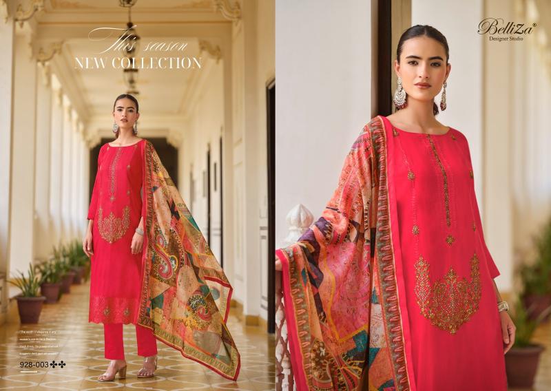 Belliza Jashn E Ishq Vol 9 Cotton Embroidered Dress Material Wholesale catalog