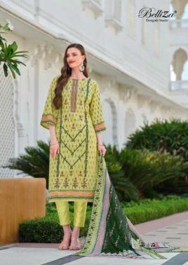 Belliza Zubiya Cotton Digital Printed Dress Material Wholesale catalog