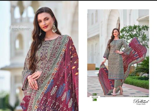 Belliza Zubiya Cotton Digital Printed Dress Material Wholesale catalog