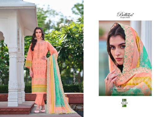 Belliza Zubiya Cotton Digital Printed Dress Material Wholesale catalog