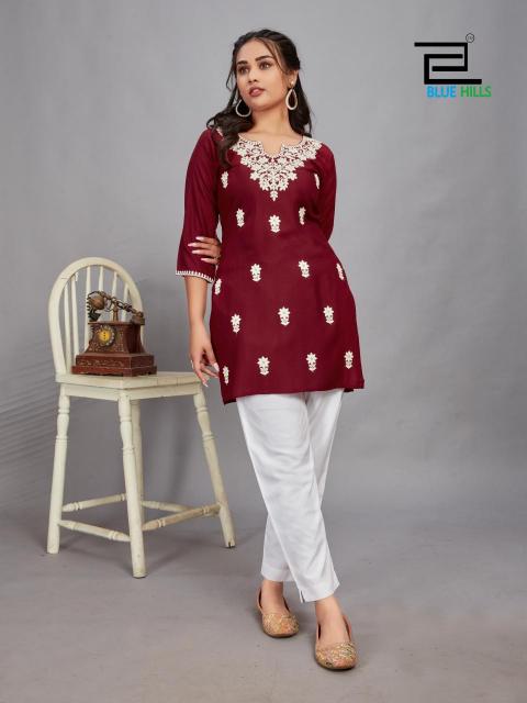 Blue Hills DIVYA Kurti Wholesale catalog