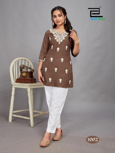 Blue Hills DIVYA Kurti Wholesale catalog
