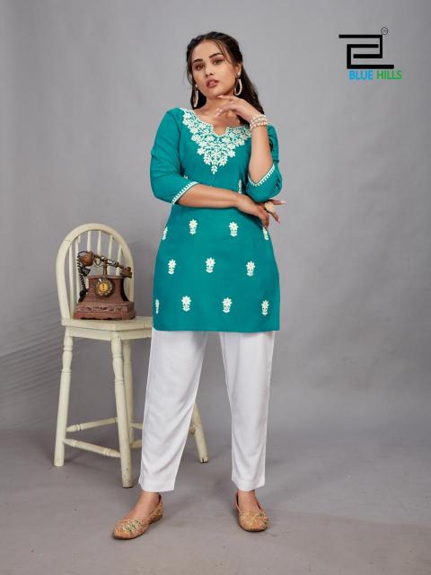 Blue Hills DIVYA Kurti Wholesale catalog