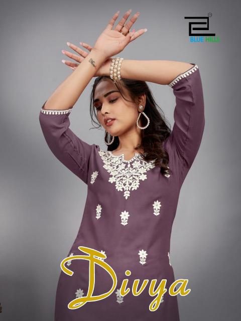 Blue Hills DIVYA Kurti Wholesale catalog