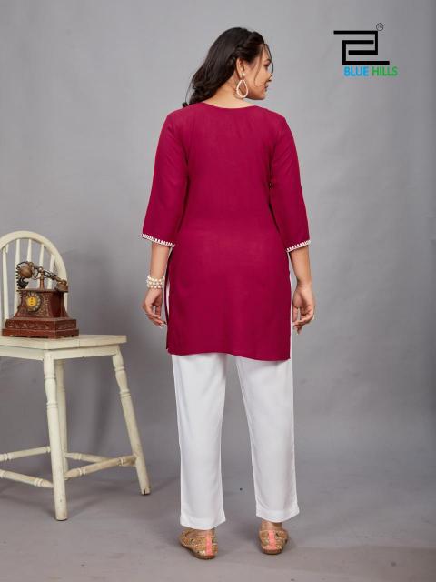 Blue Hills DIVYA Kurti Wholesale catalog