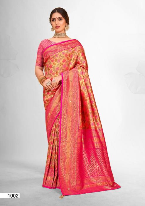 BUNAWAT Sheela 21 Banarasi Silk Saree Wholesale catalog