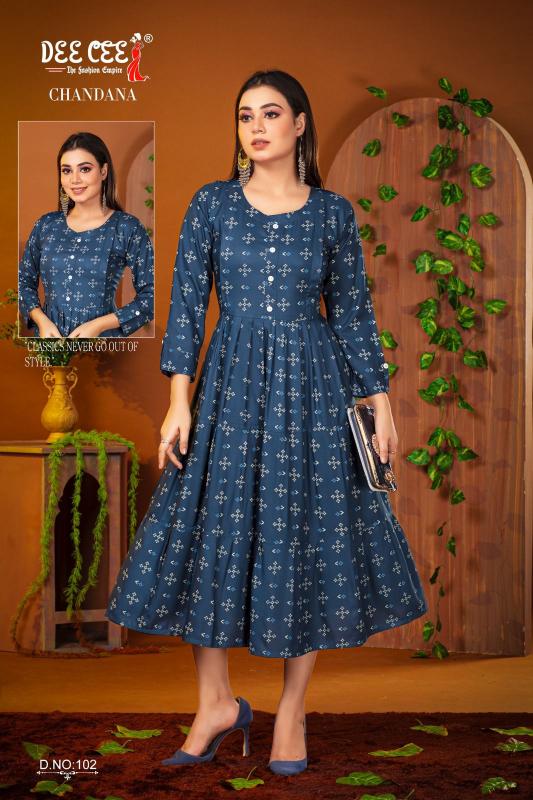 DEECEE CHANDANA Kurti Wholesale catalog