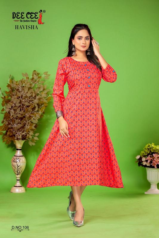 DEECEE HIVISA Kurti Wholesale catalog
