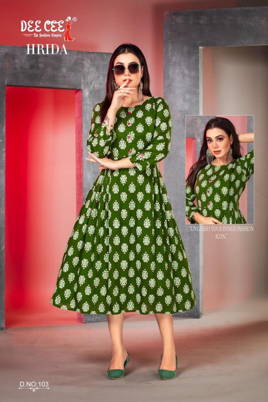 DEECEE HRIDA Kurti Wholesale catalog