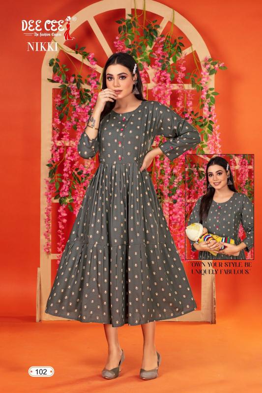 DEECEE NIKKI Kurti Wholesale catalog