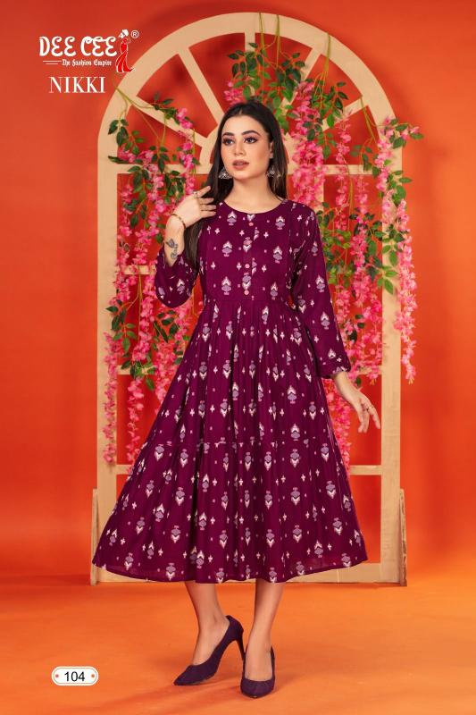 DEECEE NIKKI Kurti Wholesale catalog