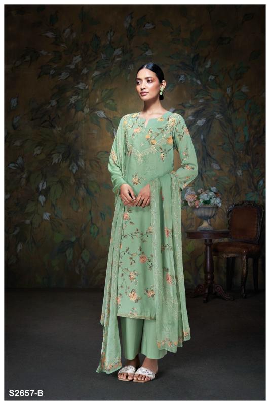 Ganga AGAMYA 2657 Dress Materials Wholesale catalog