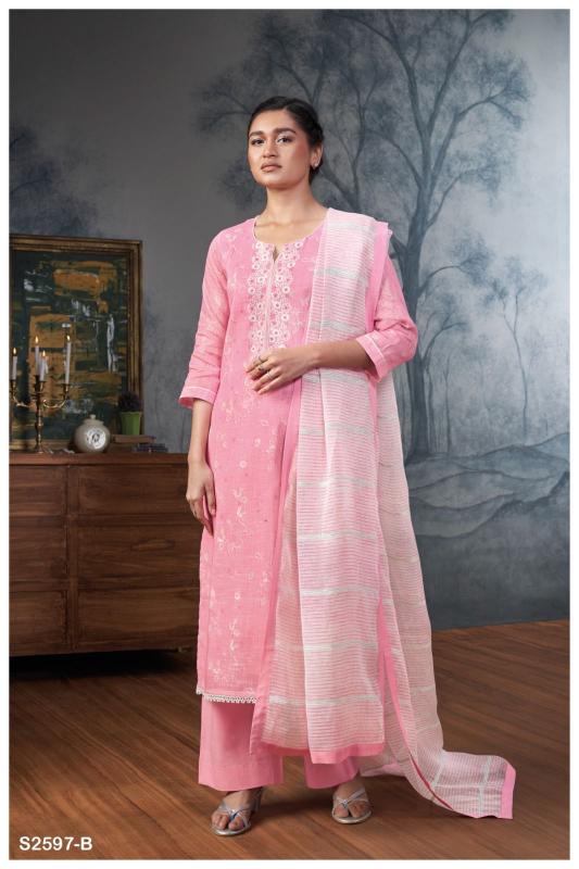 GANGA ANVIKA 2597 Dress Materials Wholesale catalog