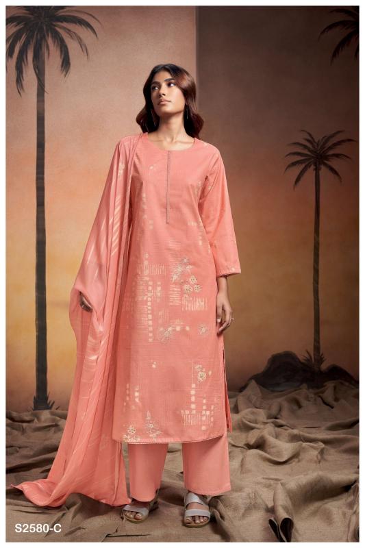 Ganga ARLETH 2580 Dress Materials Wholesale catalog