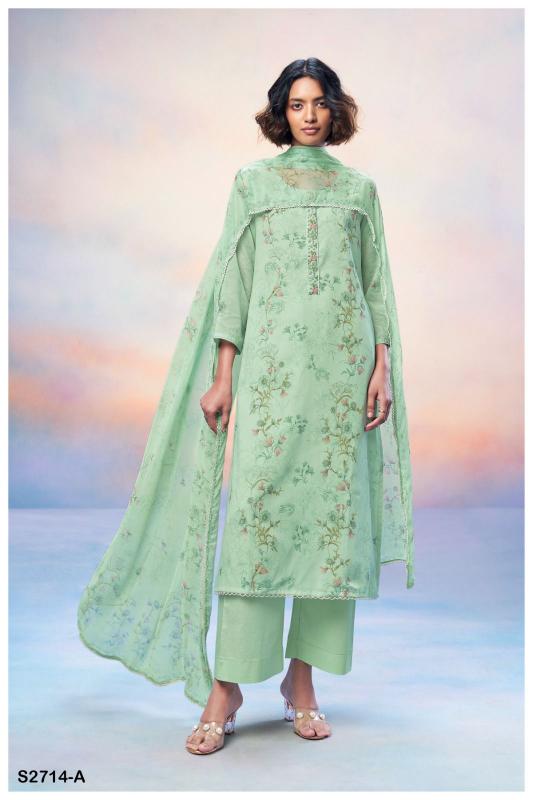 Ganga DHITYA 2714 Dress Materials Wholesale catalog
